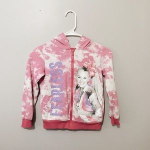 Size 6 Girls Small Jojo Siwa Tie Dye Hoodie